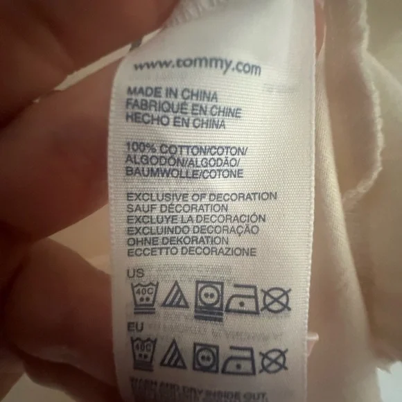 Hilfiger Denim Pink Graphic Tee Short Sleeve size Small - Picture 5 of 5